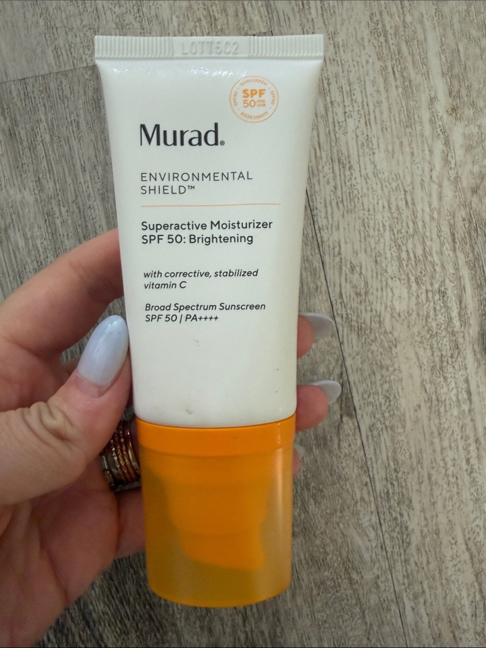 Murad White and Orange Superactive Moisturizer SPF 50 Brightening